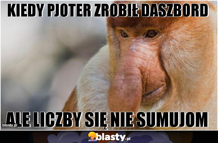 Kiedy Pjoter zrobił daszbord Kiedy Pjoter zrobił daszbord