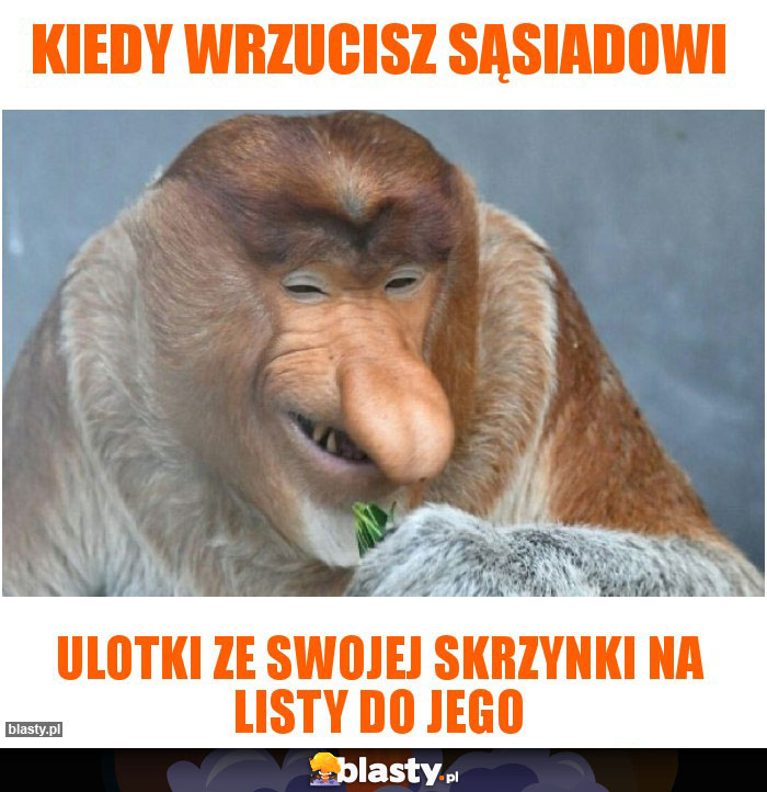 Kiedy wrzucisz sąsiadowi Kiedy wrzucisz sąsiadowi