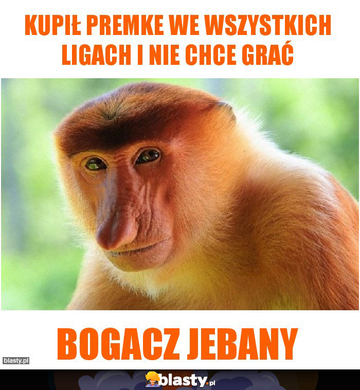 KUPIŁ PREMKE WE WSZYSTKICH LIGACH I NIE CHCE GRAĆ KUPIŁ PREMKE WE WSZYSTKICH LIGACH I NIE CHCE GRAĆ