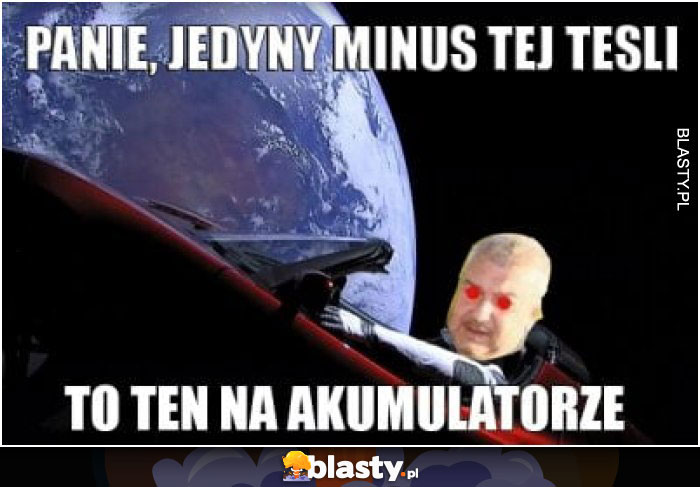 Panie jedyny minus tej tesli