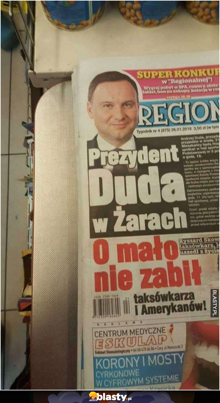 Prezydent duda w żarach