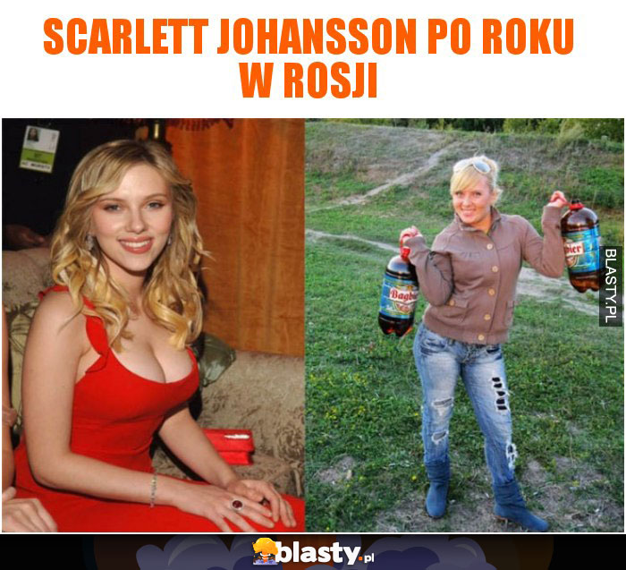 Scarlett Johansson po roku w rosji