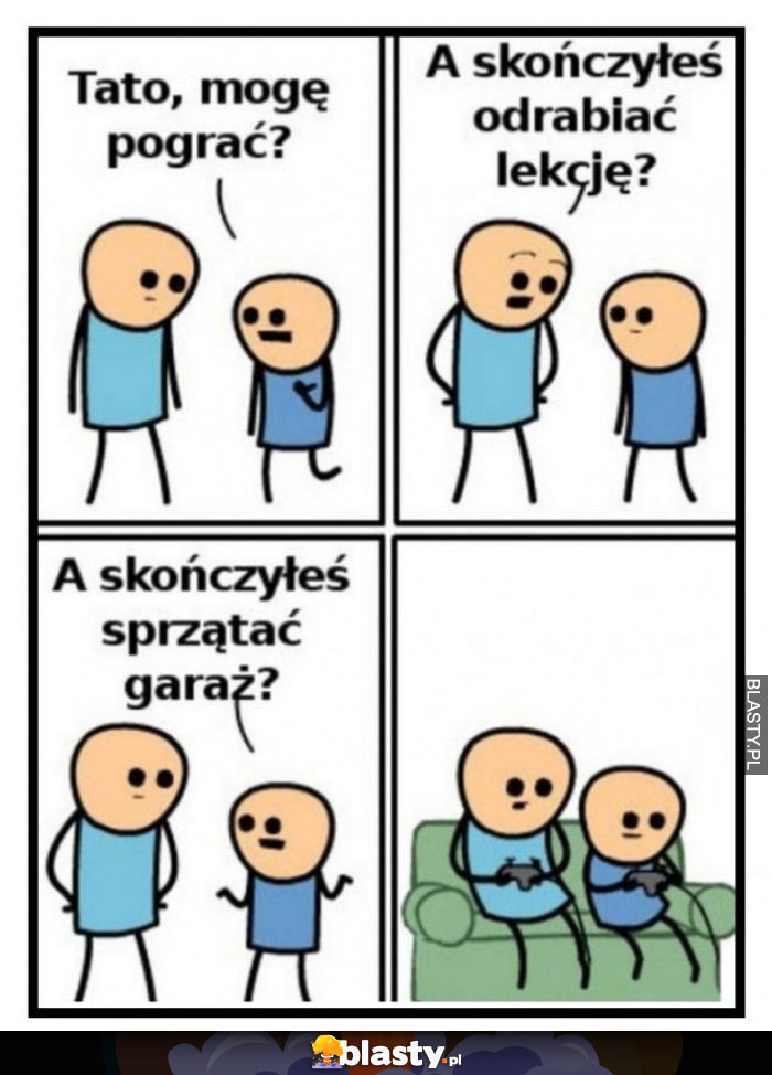 Skończyłeś odrabiać lekcję?