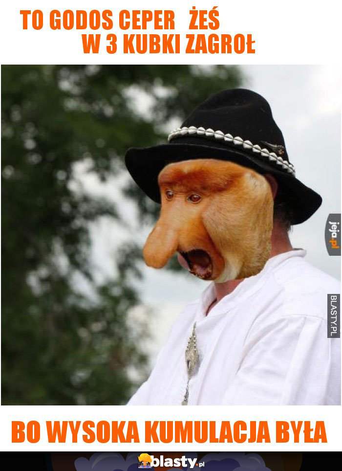to godos ceper żeś w 3 kubki zagroł to godos ceper żeś w 3 kubki zagroł