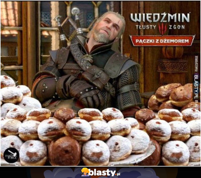 Wiedźmin pączki z dżemorem