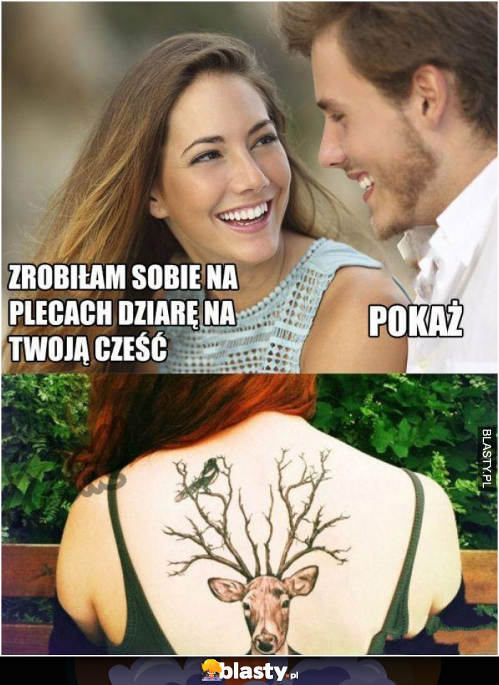 Zrobiłam sobie na plecach dziarę