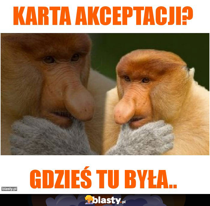 KARTA AKCEPTACJI? KARTA AKCEPTACJI?