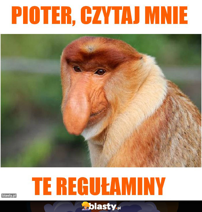 PIOTER, CZYTAJ MNIE PIOTER, CZYTAJ MNIE