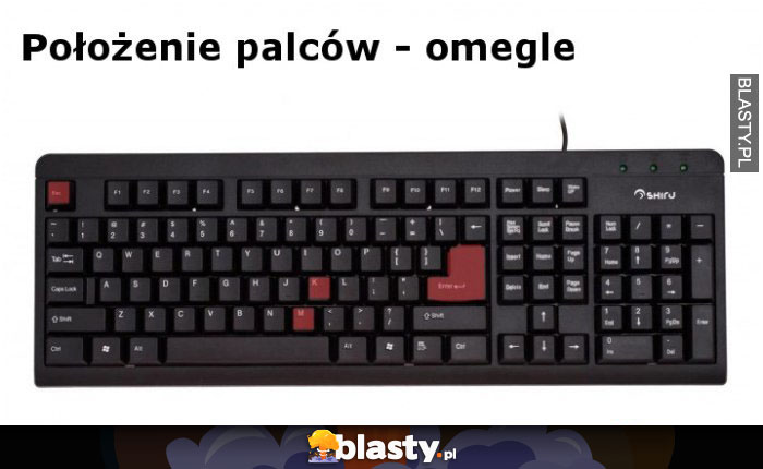 Położenie palców - omegle