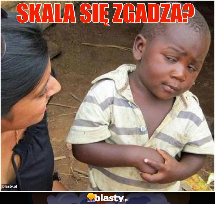 Skala się zgadza? Skala się zgadza?
