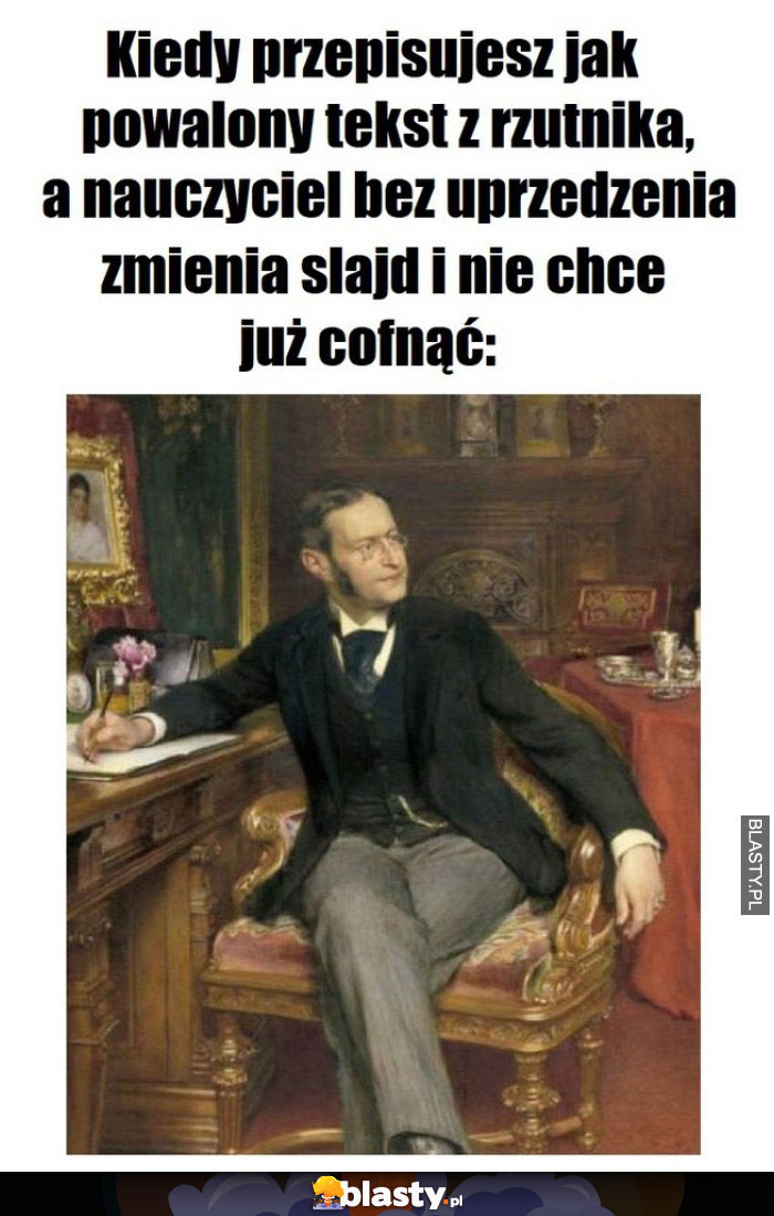 Tekst z tablicy