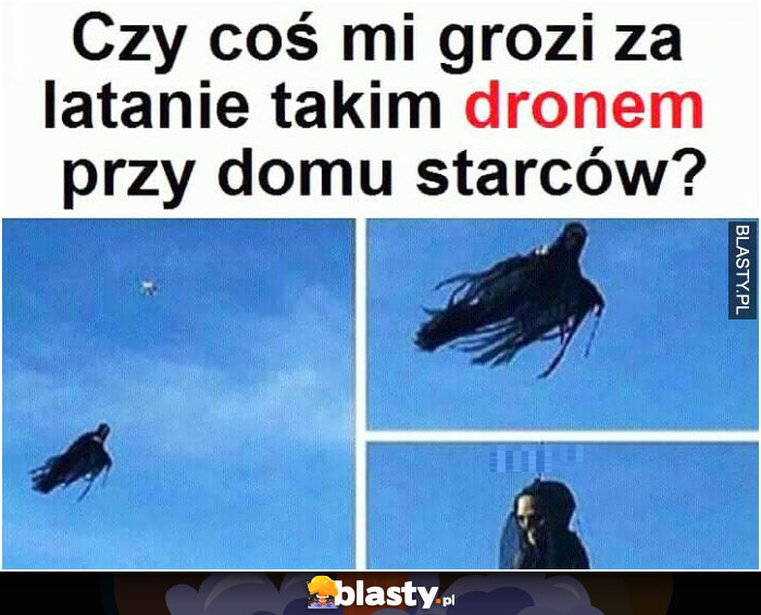 Czy coś mi grozi za latanie takim dronem?