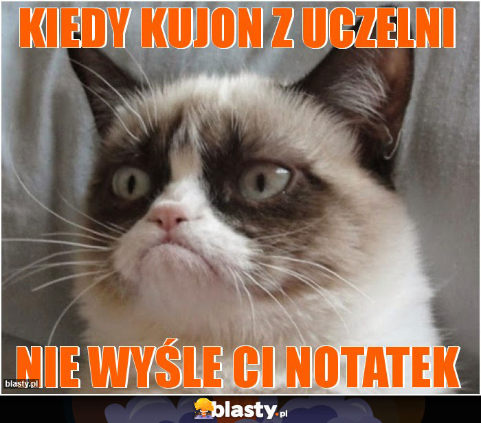 Kiedy kujon z uczelni