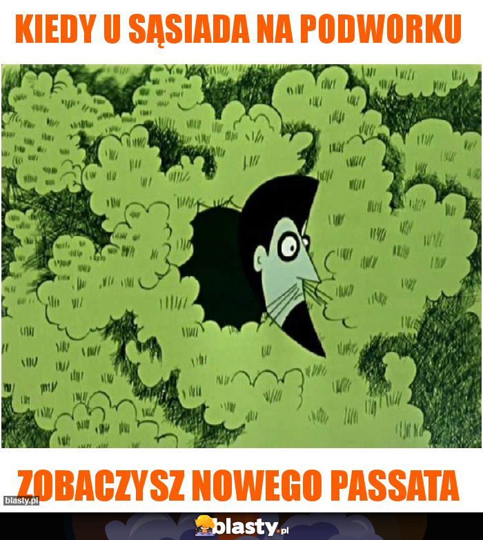 Kiedy u sąsiada na podworku