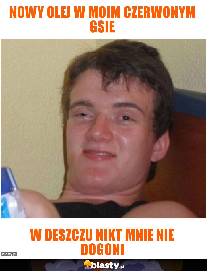 Nowy olej w moim czerwonym Gsie Nowy olej w moim czerwonym Gsie