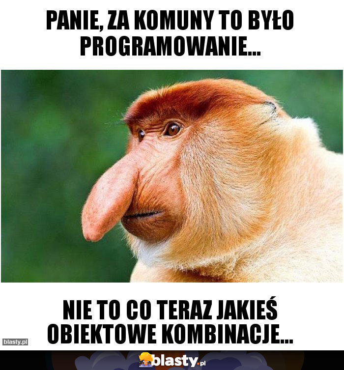 Panie, za komuny to było programowanie... Panie, za komuny to było programowanie...