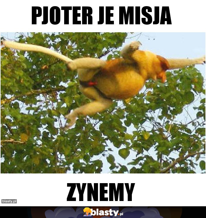 PJOTER JE MISJA PJOTER JE MISJA
