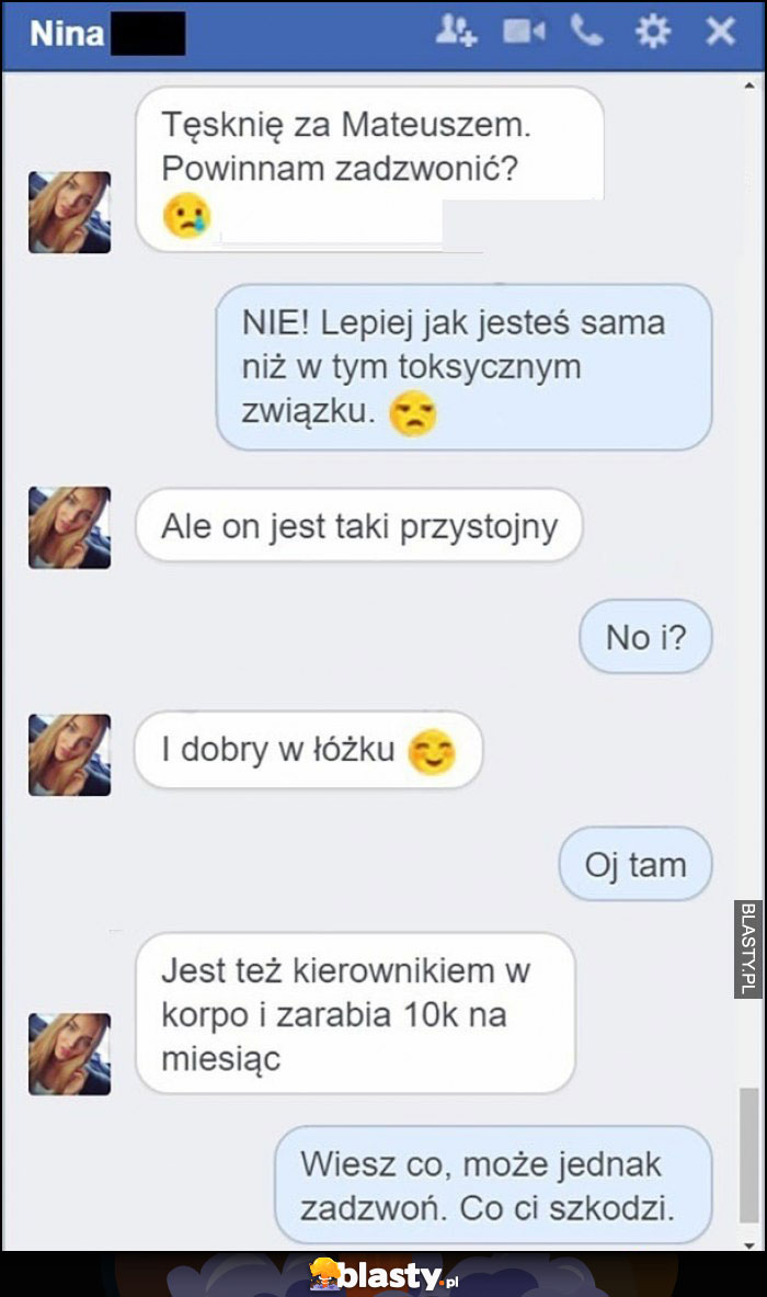 Tęsknie za mateuszem