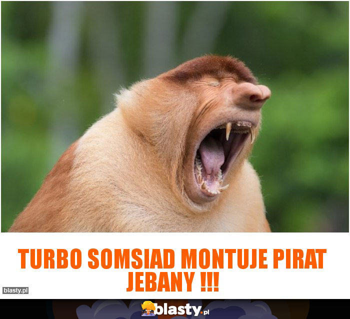 Turbo somsiad montuje Pirat Jebany !!! Turbo somsiad montuje Pirat Jebany !!!