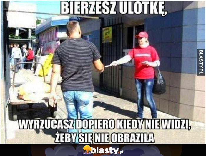 Z ulotkami tak jest