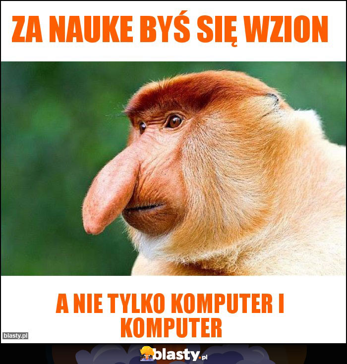 ZA NAUKE BYŚ SIĘ WZION ZA NAUKE BYŚ SIĘ WZION