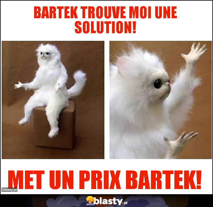 Bartek trouve moi une solution! Bartek trouve moi une solution!