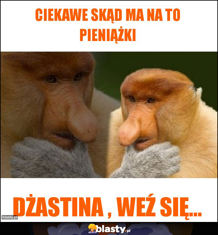 Ciekawe skąd ma na to pieniążki Ciekawe skąd ma na to pieniążki