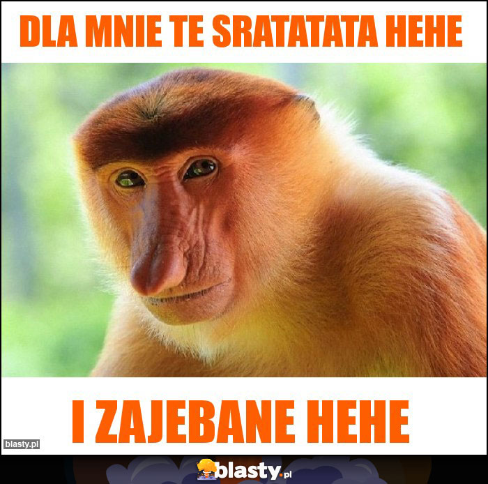 DLA MNIE TE SRATATATA HEHE DLA MNIE TE SRATATATA HEHE