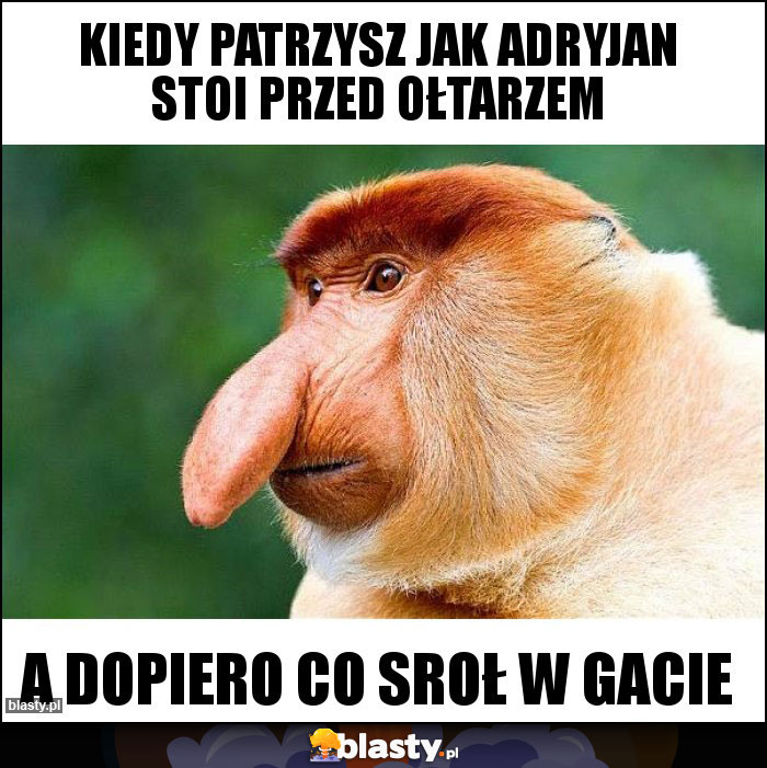 Kiedy patrzysz jak adryjan stoi przed ołtarzem Kiedy patrzysz jak adryjan stoi przed ołtarzem
