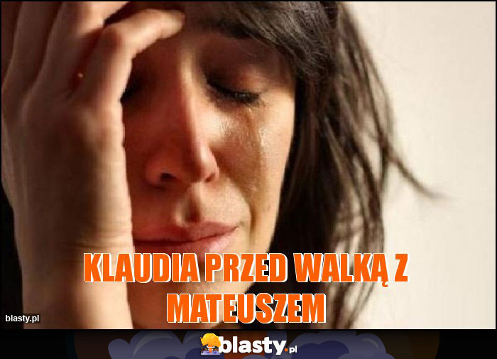 Klaudia przed walką z Mateuszem Klaudia przed walką z Mateuszem
