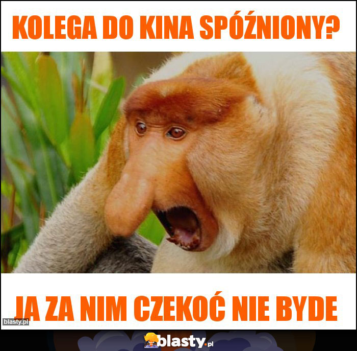 KOLEGA DO KINA SPÓŹNIONY? KOLEGA DO KINA SPÓŹNIONY?