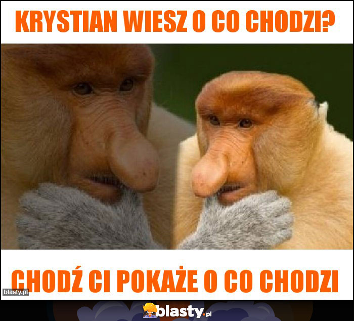 Krystian wiesz o co chodzi? Krystian wiesz o co chodzi?