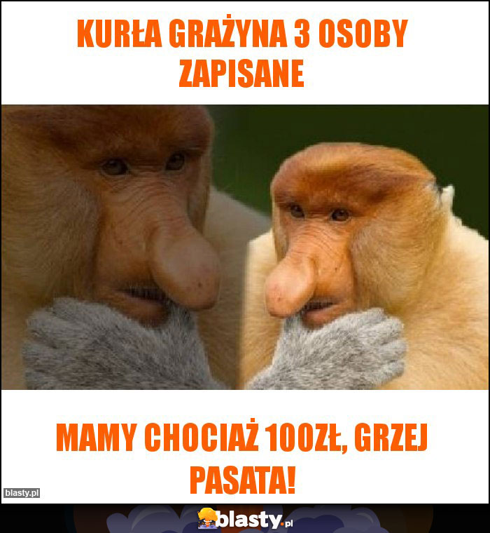 Kurła Grażyna 3 osoby zapisane Kurła Grażyna 3 osoby zapisane