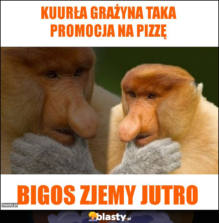 Kuurła Grażyna taka promocja na pizzę Kuurła Grażyna taka promocja na pizzę