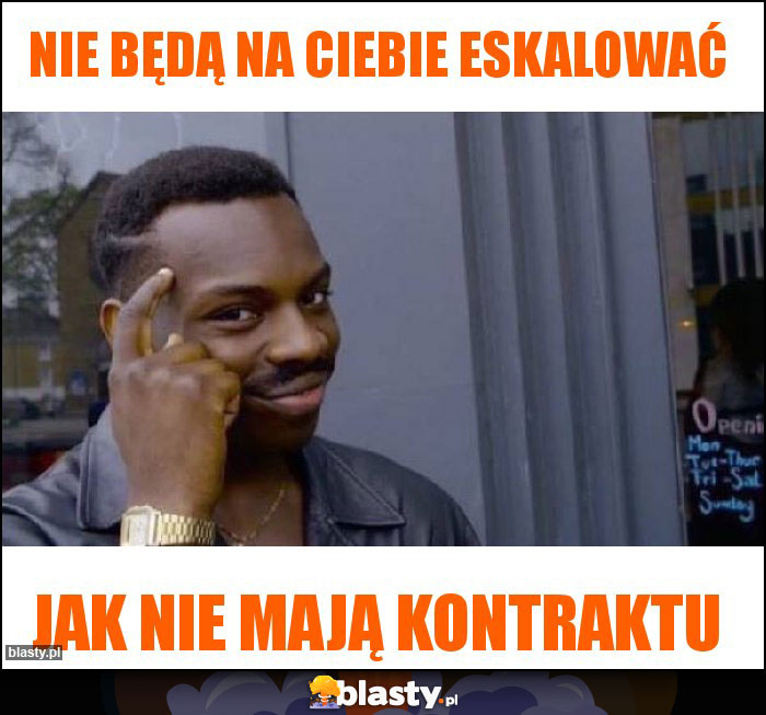 Nie będą na Ciebie eskalować Nie będą na Ciebie eskalować
