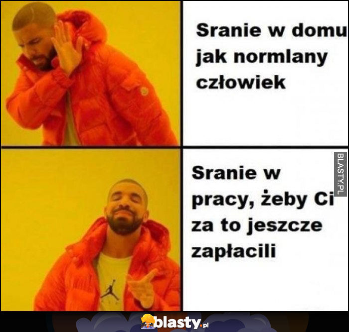 Sranie w pracy takie jest