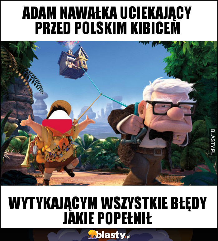 adam nawałka uciekający przed polskim kibicem adam nawałka uciekający przed polskim kibicem