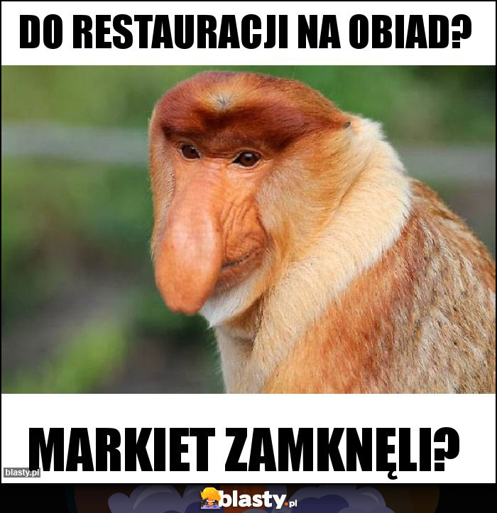 Do restauracji na obiad?