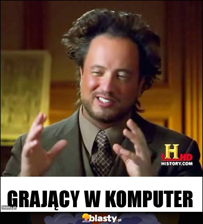 Grający w komputer Grający w komputer