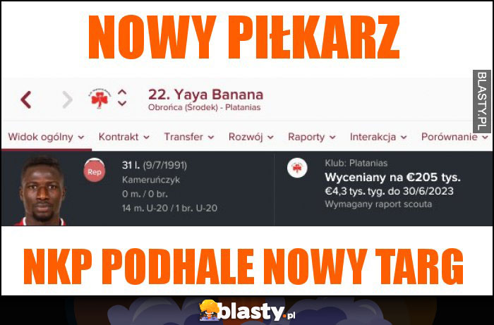 nowy piłkarz nowy piłkarz
