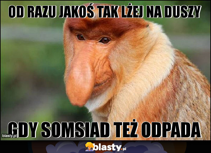 Od razu jakoś tak lżej na duszy Od razu jakoś tak lżej na duszy