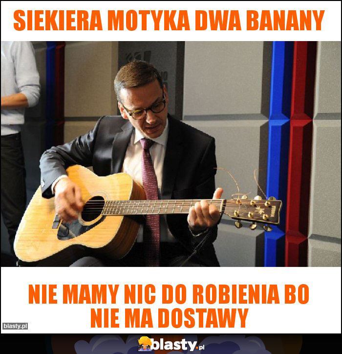 Siekiera motyka dwa banany Siekiera motyka dwa banany