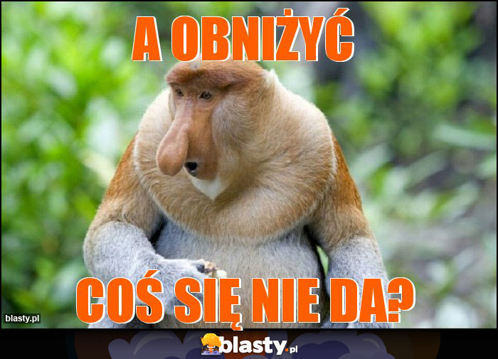 A OBNIŻYĆ