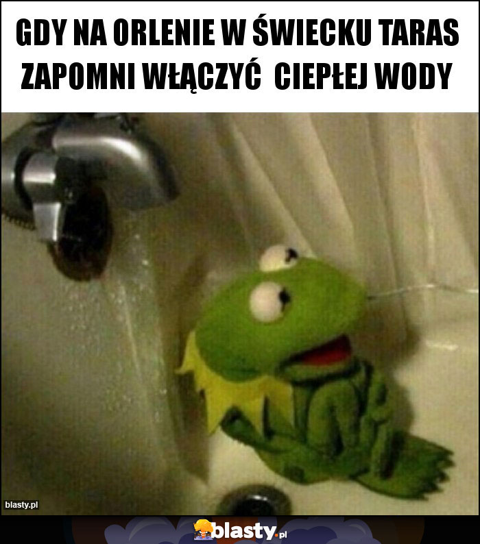Gdy na orlenie w Świecku taras zapomni włączyć ciepłej wody Gdy na orlenie w Świecku taras zapomni włączyć ciepłej wody