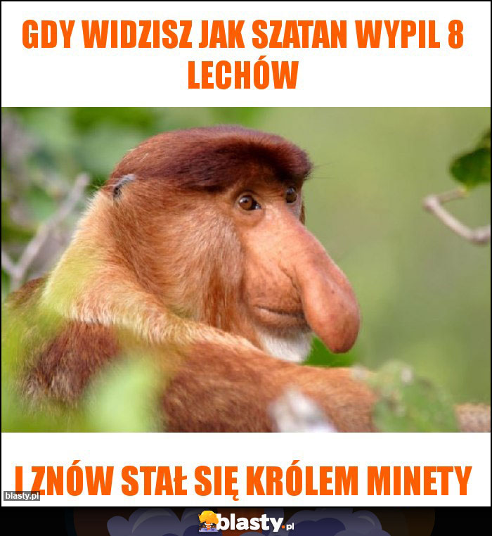 Gdy widzisz jak szatan wypil 8 lechów Gdy widzisz jak szatan wypil 8 lechów