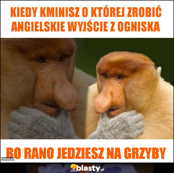 Kiedy kminisz o której zrobić angielskie wyjście z ogniska Kiedy kminisz o której zrobić angielskie wyjście z ogniska