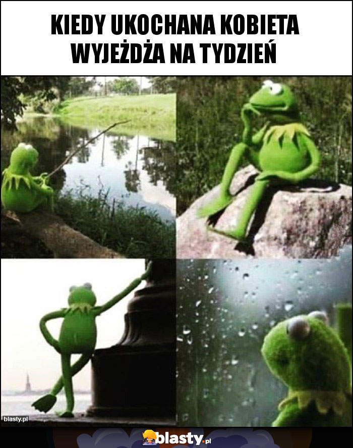 Kiedy ukochana kobieta wyjeżdża na tydzień Kiedy ukochana kobieta wyjeżdża na tydzień