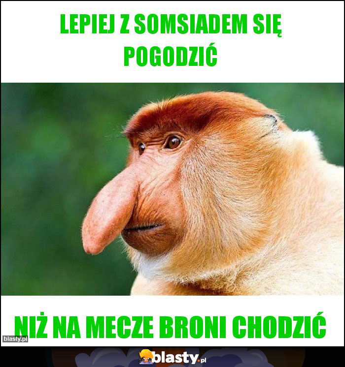 Lepiej z somsiadem się pogodzić Lepiej z somsiadem się pogodzić
