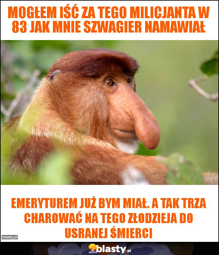 Mogłem iść za tego milicjanta w 83 Jak mnie szwagier namawiał Mogłem iść za tego milicjanta w 83 Jak mnie szwagier namawiał