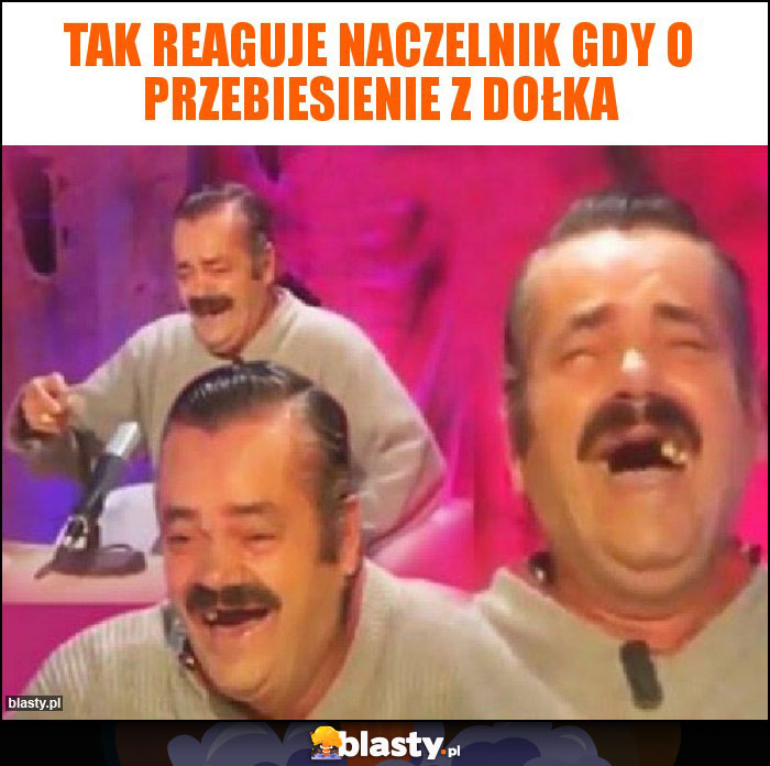 Tak reaguje naczelnik gdy o przebiesienie z dołka Tak reaguje naczelnik gdy o przebiesienie z dołka